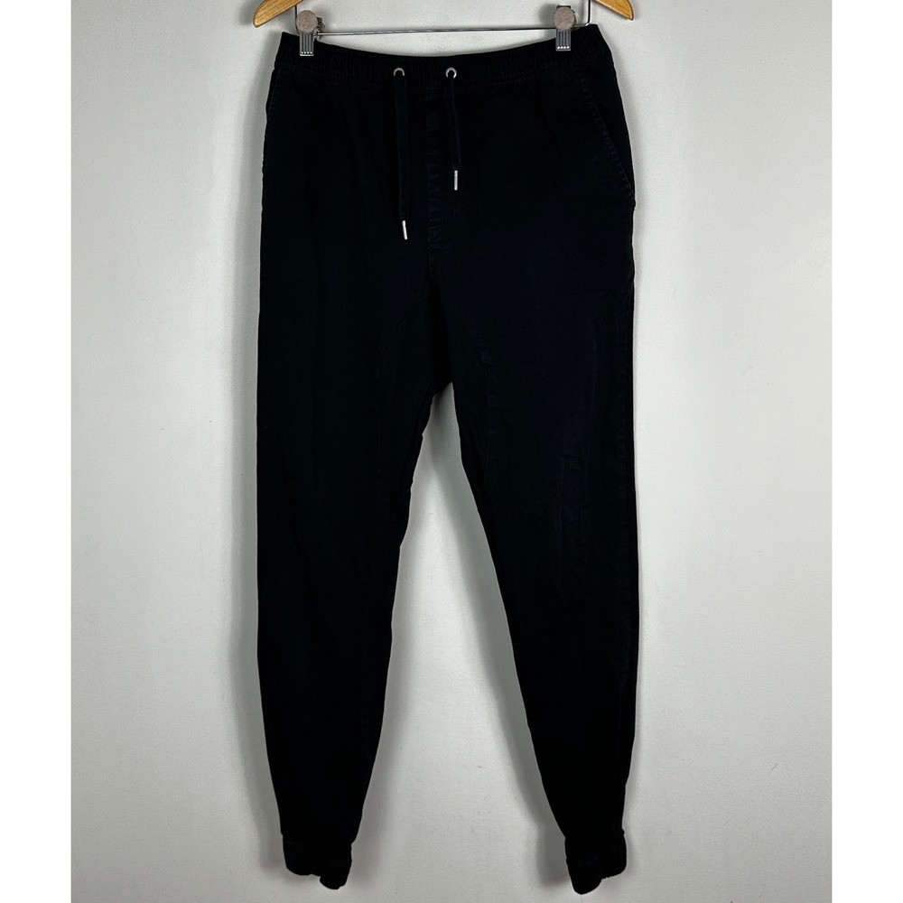 Zanerobe Jumpa Pants Black Mens Size 36 Streetwear Utility Cotton Drawstring